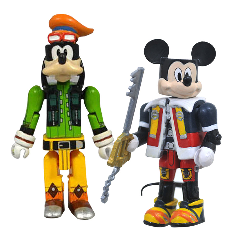 Mickey & Goofy Kingdom Hearts Minimates