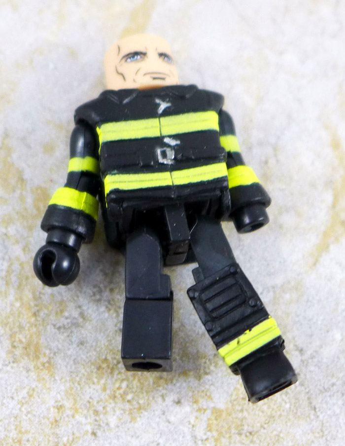 Fire Fighter Chief Custom  Partial Loose Minimate (Elite Heroes Wave 1)