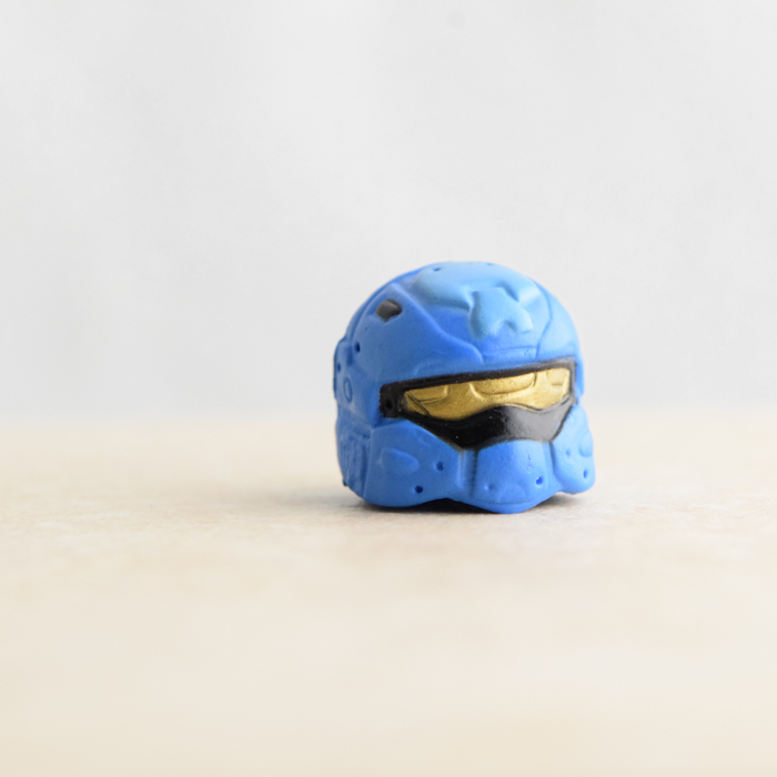 Spartan Rogue (Cobalt) Blue Helmet (Halo Series 3 Box Set)
