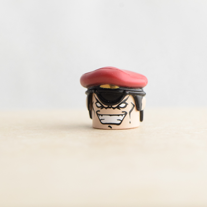 M. Bison Red Hat and Head (Street Fighter II Series 1)