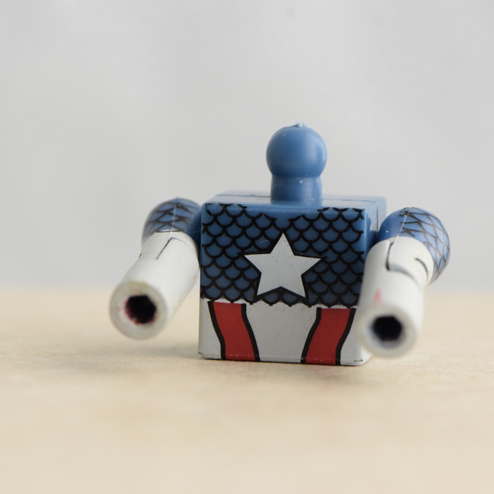 Captain America Blue and White Torso (Marvel Wave 12)