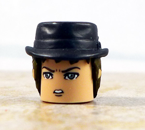 Teenager in Detective Hat Head