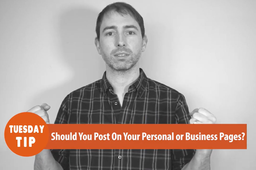 Post in Both Linkedin Profiles