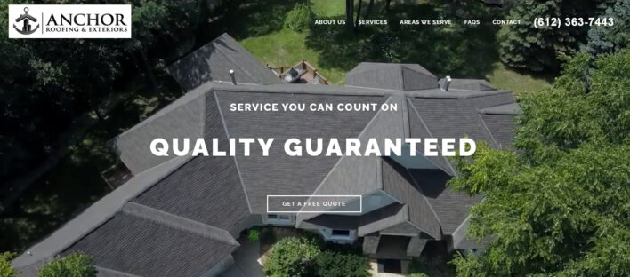 Anchor Roofing Website
