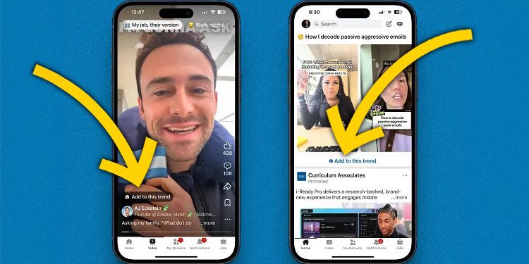 LinkedIn Takes a Page from TikTok with New Video Trends Feature
