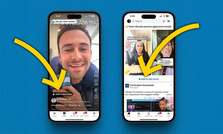 linkedin-web LinkedIn Takes a Page from TikTok with New Video Trends Feature